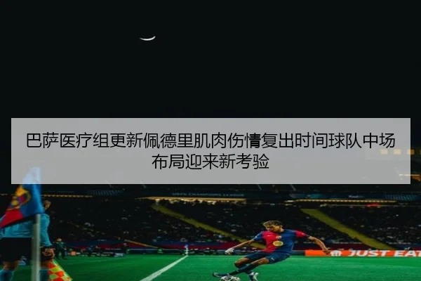 巴萨医疗组更新佩德里肌肉伤情复出时间球队中场布局迎来新考验